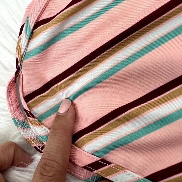 Feather 4 Arrow for Peek Girls Small 6/7 Pink Striped Swim Shorts - Picture 8 of 8